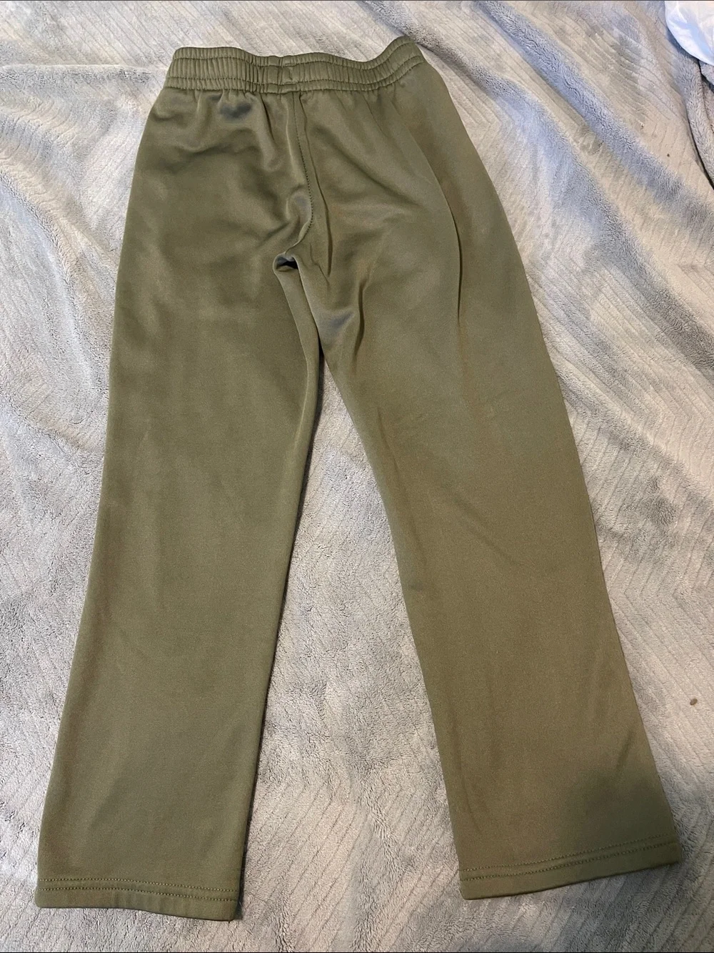 Under Armour Olive Green Men’s Joggers with Side Logo